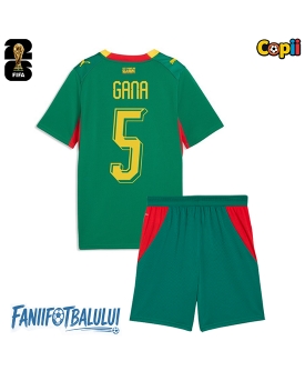 Senegal Idrissa Gueye #5 Echipament de Fotbal Replică Mondial 2026 Copii Deplasare (+ Șorturi)